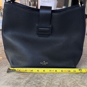 Kate Spade Black Pebbled Leather Shoulder Bag